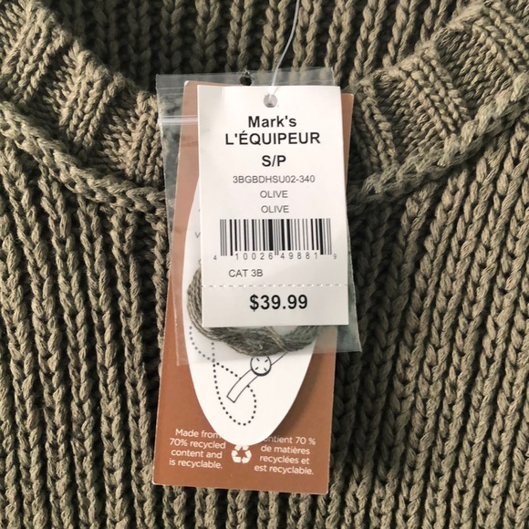 knit olive green tank - Picture 2 of 5